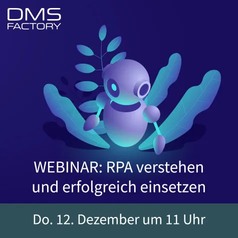 Bild: DMSFACTORY, Nice und Eleven Management Consulting veranstalten Webinar über RPA