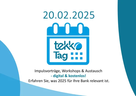 Bild: tekko Tag 2025 – Virtuelles Fach-Event für die Sparkassenwelt