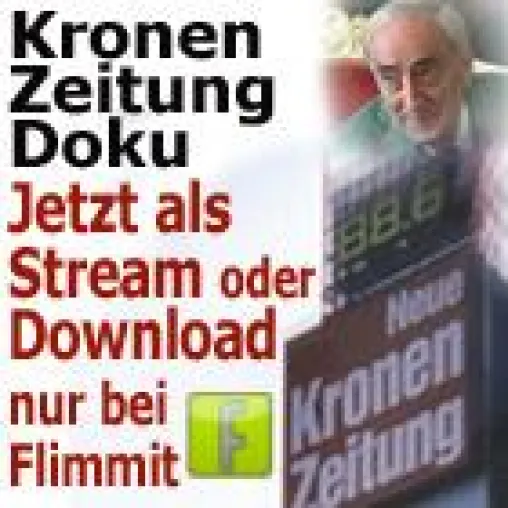 „Kronen Zeitung – Tag für Tag ein Boulevardstück“ exklusiv bei Flimmit erhältlich Bild: „Kronen Zeitung – Tag für Tag ein Boulevardstück“ exklusiv bei Flimmit erhältlich