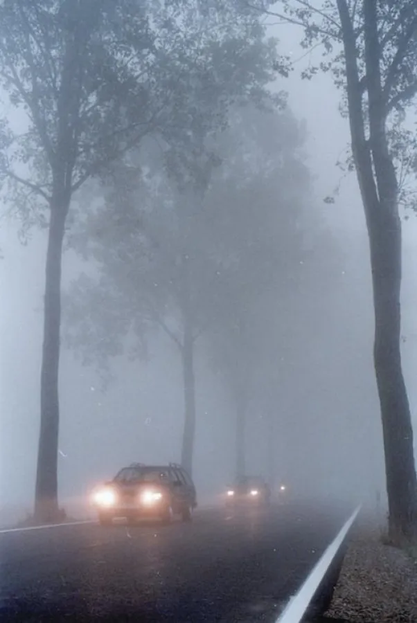 Bei Herbstwetter besonders wachsam fahren.