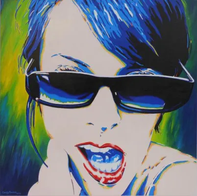 Bild: Carola Paschold zeigt ihre ausdrucksstarken und farbdominanten Portraits auf der ART Innsbruck 2013.