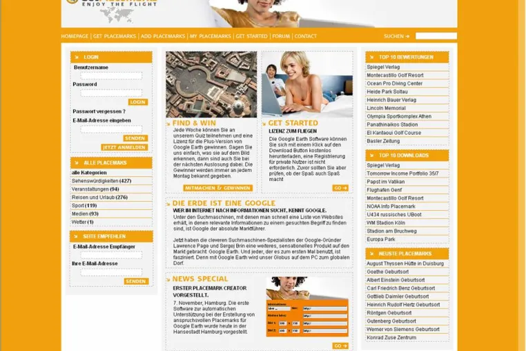 Erste Placemark Community für Deutschland, Österreich und die Schweiz Bild: Erste Placemark Community für Deutschland, Österreich und die Schweiz