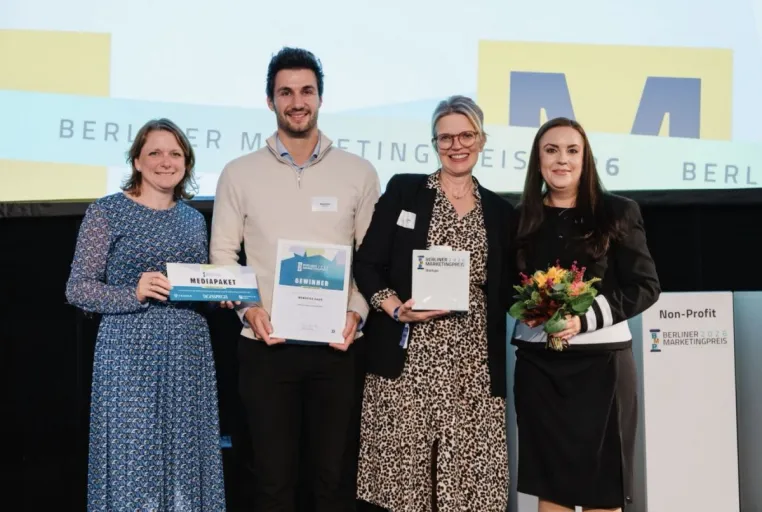 Bild: Memovida gewinnt den Berliner Marketingpreis 2026 in der Kategorie Startups