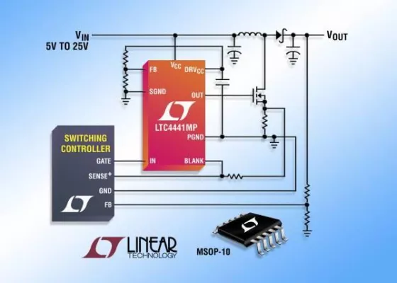 Bild: Linear Technology | LTC4441: 6A-n-Kanal-MOSFET-Gate-Treiber