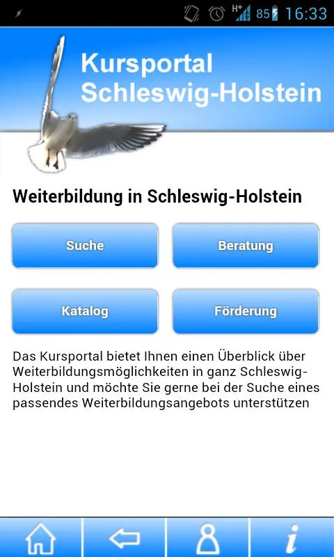 App Kursportal Schleswig-Holstein