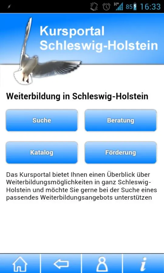 App Kursportal Schleswig-Holstein