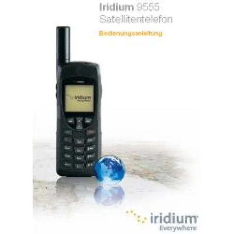 Bild: deutsches Handbuch für Iridium 9555 Satellitentelefon