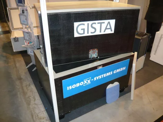 Bild: LOGIMAT-Überraschung für Logistiker: GISTA Palettenbox mit Datalogger wurde zum Messe-Highlight