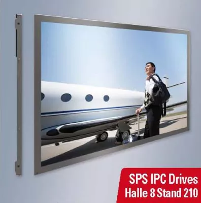 Bild: Distec präsentiert ultra-schlanke Compact Panel TFT-Displays
