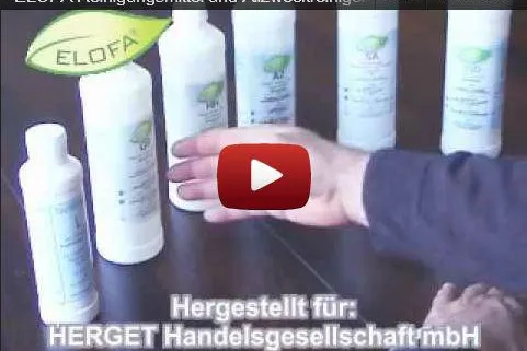 Bild: HERGET Keramik & Naturstein entwickelt Video zu neuer biologischer Reinigungsmittel-Serie ELOFA