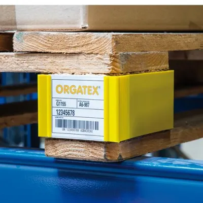 Bild: Palettenspange zur schnellen und effizienten Kennzeichnung von Paletten