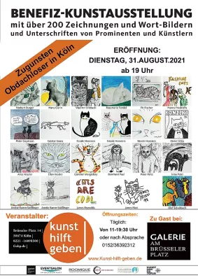 Bild: PROMIS MALEN KATZEN – CHARITY IN DER GALERIE AM BRÜSSELER PLATZ