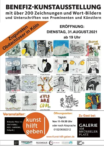 Bild: PROMIS MALEN KATZEN – CHARITY IN DER GALERIE AM BRÜSSELER PLATZ