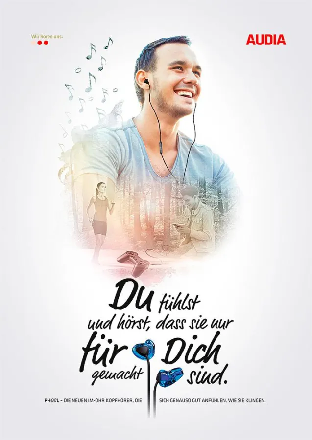 PHeeL- DIE NEUEN PASSGENAUEN IM-OHR-KOPFHÖRER DER AUDIA AKUSTIK GMBH