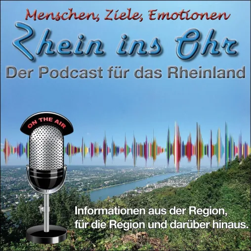 Eine Hommage auf das Rheinland: Rhein ins Ohr – Der neue Podcast für das Rheinland Bild: Eine Hommage auf das Rheinland: Rhein ins Ohr – Der neue Podcast für das Rheinland
