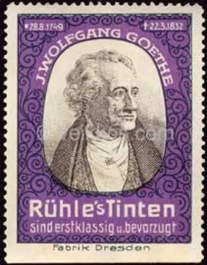 Reklamemarke um 1910 Quelle: veikkos.com