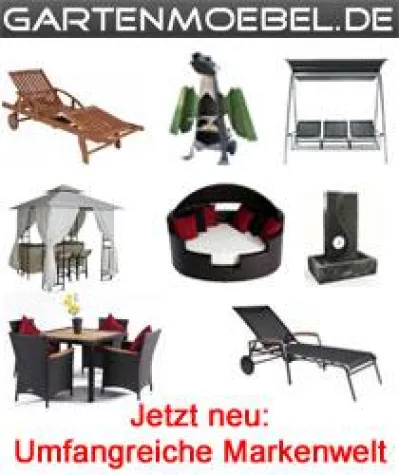 Bild: Jetzt neu bei Gartenmoebel.de: Riesige Markenwelt