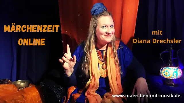Bild: "Online Märchenzeit" mit dem Erzähl- und Clowntheater Diana Drechsler