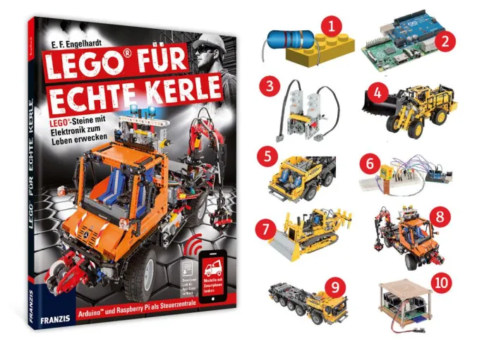 FRANZIS LEGO® für echte Kerle - Wie LEGO® Technik lebendig wird Bild: FRANZIS LEGO® für echte Kerle - Wie LEGO® Technik lebendig wird