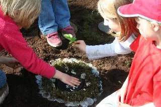 Insektenfriedhof beflügelt die Fantasie der Kinder Bild: Insektenfriedhof beflügelt die Fantasie der Kinder