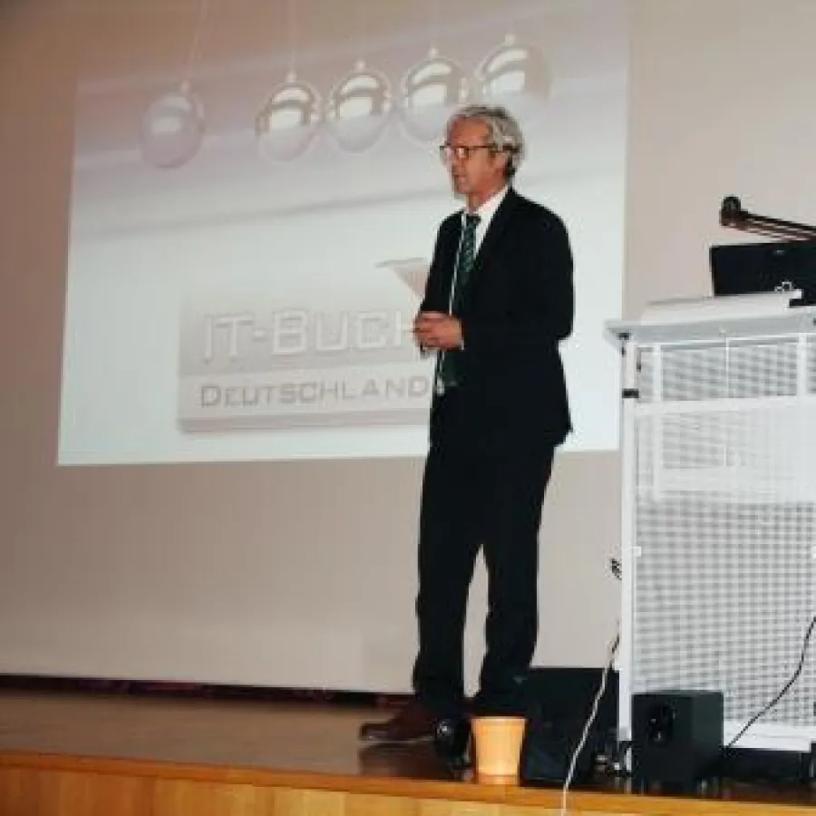 Jochen Partsch auf der Veröffentlichungsfeier des neuen IT-Buch Deutschland