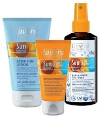 Bild: Lavera Sun sensitiv, mineralischer Sonnenschutz für die ganze Familie