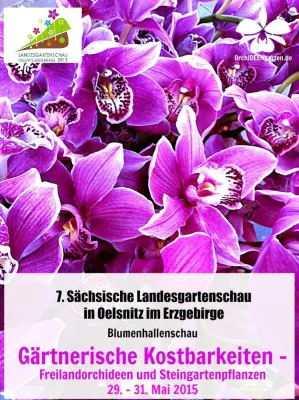 Bild: Landesgartenschau in Oelsnitz - Gärtnerische Kostbarkeiten vom 29. - 31. Mai mit dem Orchideengarten Karge