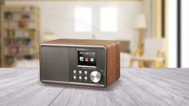 Bild: Albrecht DR 871: Klangvolles Digitalradio mit Walnuss-Holzdesign
