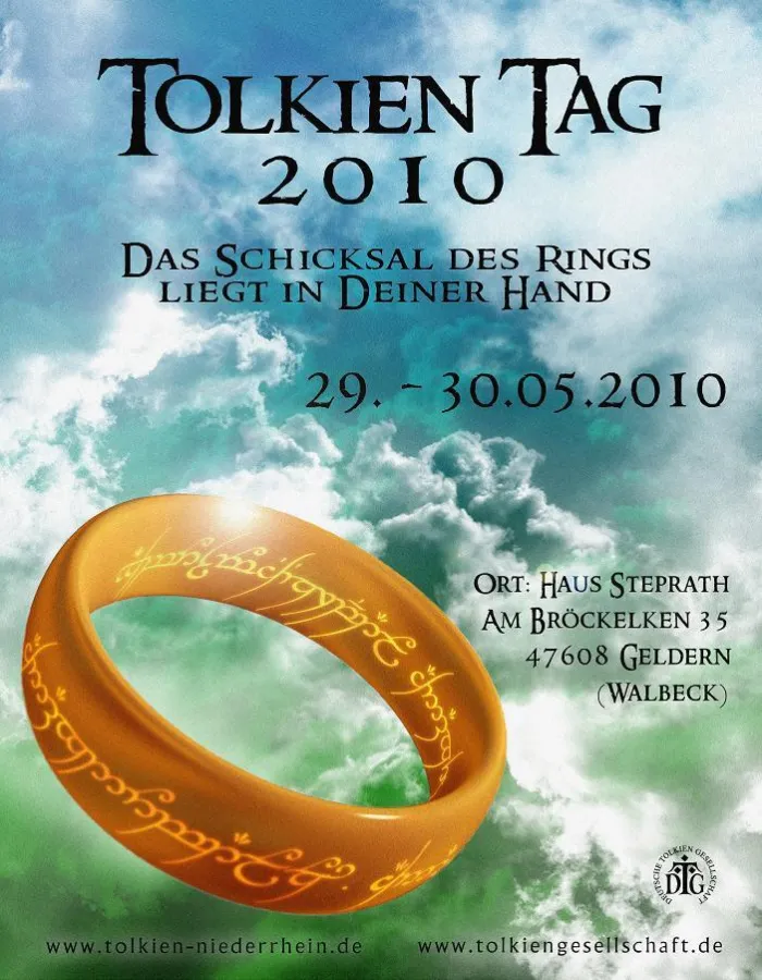 Offiz. Plakat des Tolkien Tag Linker Niederrhein 2010