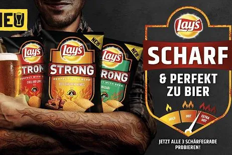 Bild: Die neuen Lay’s Strong Chips – Scharf & Perfekt zu Bier