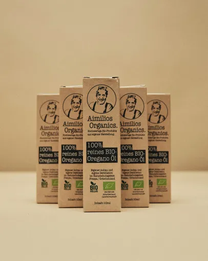 Aimilios Organics: Bio Oregano Öl aus Familienproduktion im Naturschutzgebiet Prespa Bild: Aimilios Organics: Bio Oregano Öl aus Familienproduktion im Naturschutzgebiet Prespa