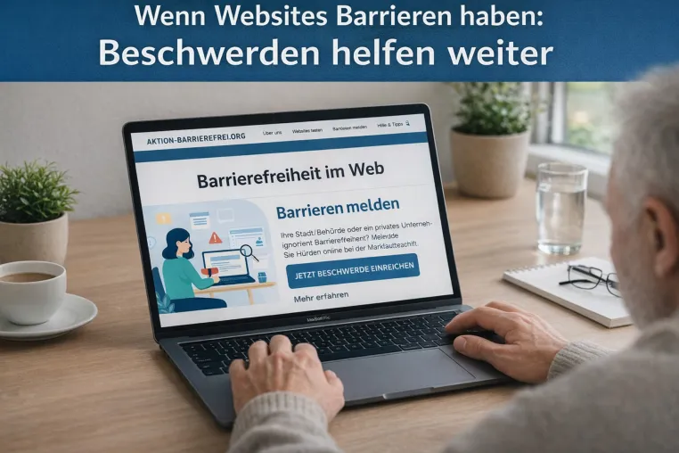 Gesundheit online: Warum barrierefreie Websites Leben erleichtern – und wo Sie Barrieren melden Bild: Gesundheit online: Warum barrierefreie Websites Leben erleichtern – und wo Sie Barrieren melden