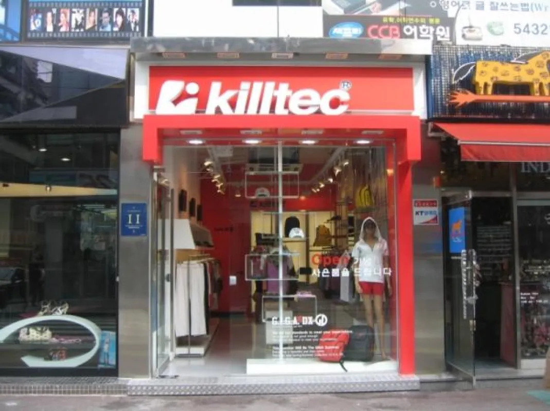 Einer der neuen killtec-Shops in Korea