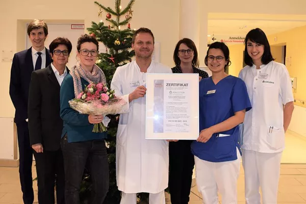 Asklepios Klinik im Städtedreieck nach DIN EN ISO 9001:2015 zertifiziert Bild: Asklepios Klinik im Städtedreieck nach DIN EN ISO 9001:2015 zertifiziert