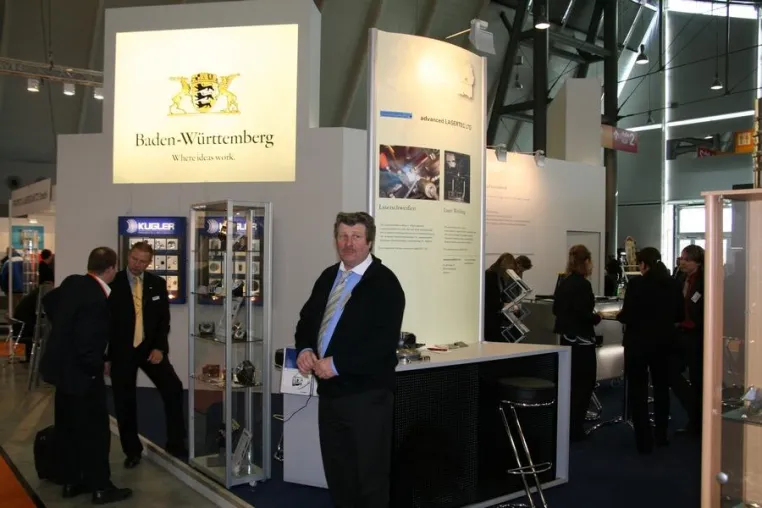 Bild: Laserschweissen auf der LaSYS 2008 advanced LASERTEC Stellt vor