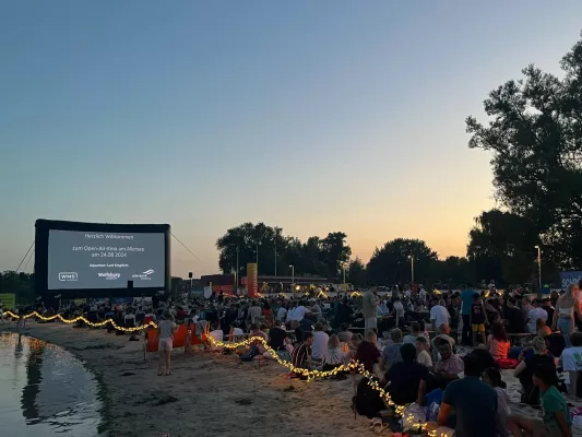 Bild: Open-Air-Strandkino am Allersee voller Erfolg