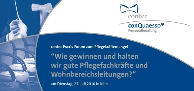 Bild: contec Praxis-Forum zum Pflegekräftemangel