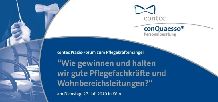 Bild: contec Praxis-Forum zum Pflegekräftemangel