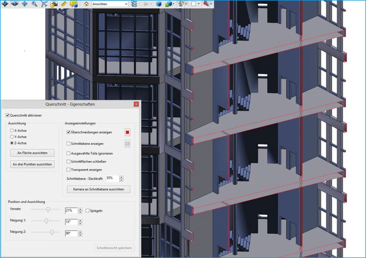 3D-PDF aus STRAKON 2013 geöffnet im Adobe Reader