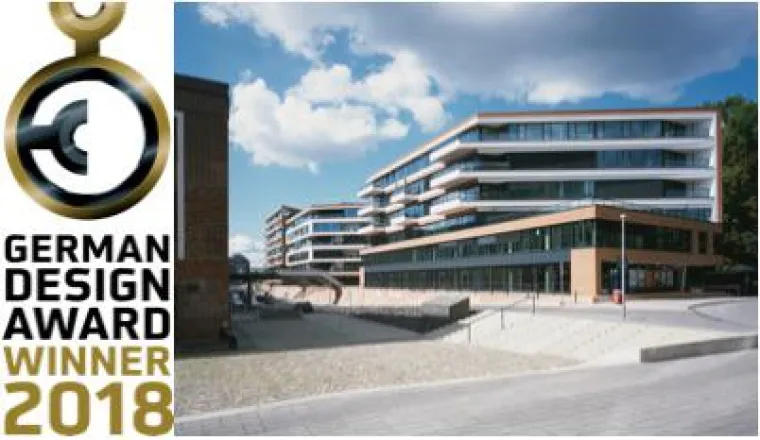 Bild: GEBÄUDE KOMMUNIZIEREN MIT DEM UMFELD UND WERDEN MIT DEM GERMAN DESIGN AWARD AUSGEZEICHNET!