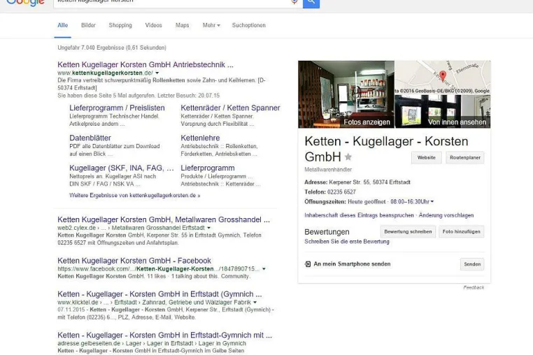 Bild: Google stoppt seine Anzeigenauslieferungen in der rechten Spalte