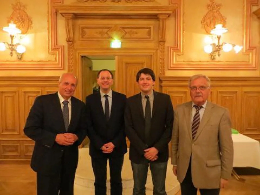 Vertreter der FDP im Rat und der VLK bei der Preisverleihung in Baden-Baden.