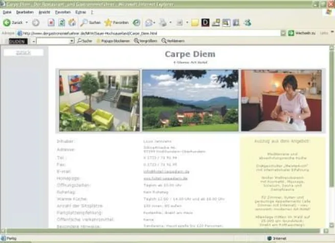 Bild: Restaurants und Hotels im Sauerland