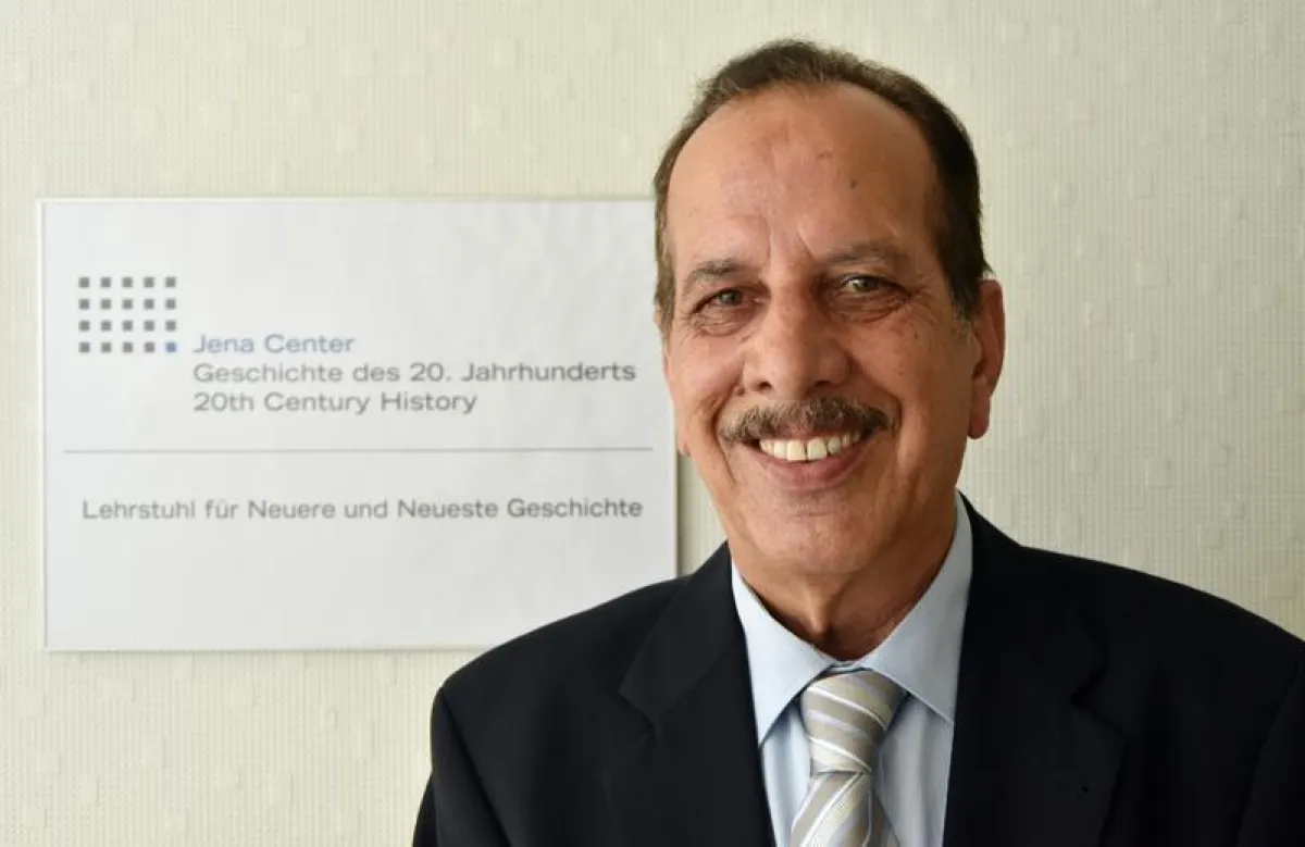 Prof. Dr. Hani Alyas Khadher lehrte in Bagdad und Erbil, jetzt fand er an der Universität Jena Zuflucht. (Foto: Anne Günther/FSU)