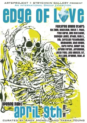 Bild: Edge of Love. Internationale Gruppenshow mit Künstlern der Street Art-Szene.
