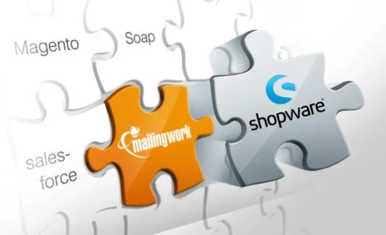 mailingwork launcht Shopware®-Schnittstelle Bild: mailingwork launcht Shopware®-Schnittstelle
