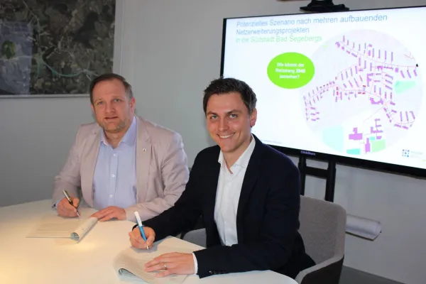 Bild: HanseWerk-Unternehmen HanseWerk Natur erweitert Wärmenetz in Bad Segeberg