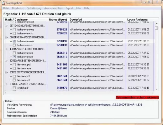 Dupehunter Professional 6.5 - Jetzt noch schneller Duplikate beseitigen Bild: Dupehunter Professional 6.5 - Jetzt noch schneller Duplikate beseitigen