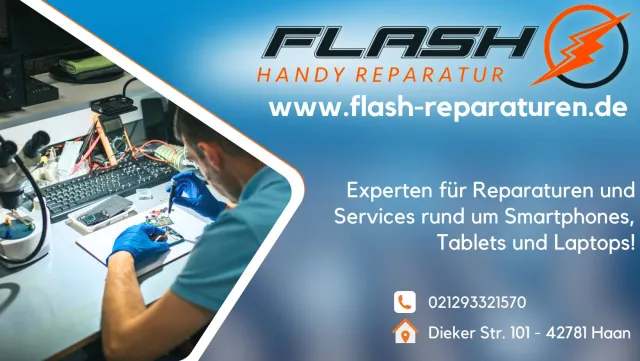 Bild: Flash Handy Reparatur startet mit deutschlandweitem Versandservice – 20 € Rabatt auf die erste Reparatur