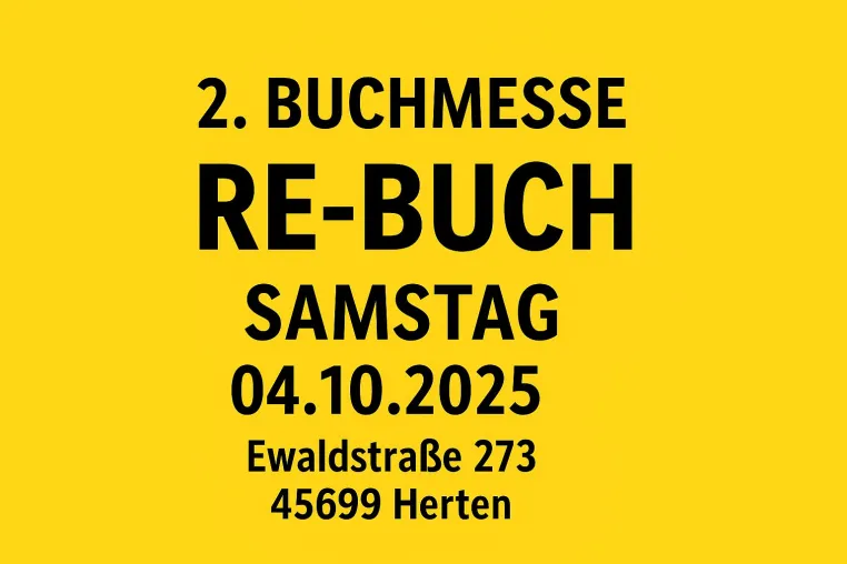 Autor Jörg Krämer liest auf der 2. Buchmesse RE-BUCH in Herten Bild: Autor Jörg Krämer liest auf der 2. Buchmesse RE-BUCH in Herten